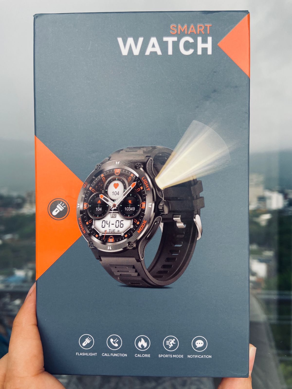 Reloj Inteligente Kt76 Smartwatch Orange